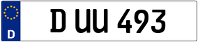 Truck License Plate